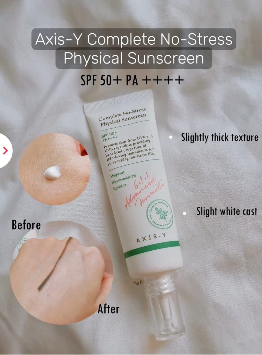 Axis-Y Complete No-Stress Physical Sunscreen