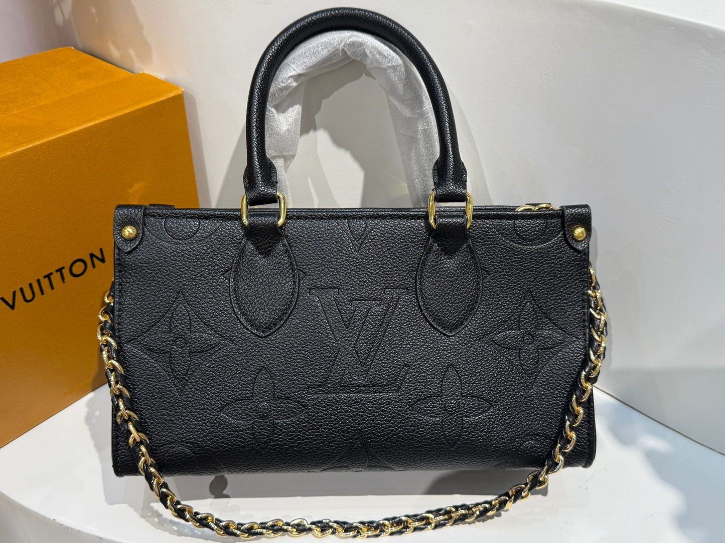 Louis Vuitton Black Monogram Canvas Handbag