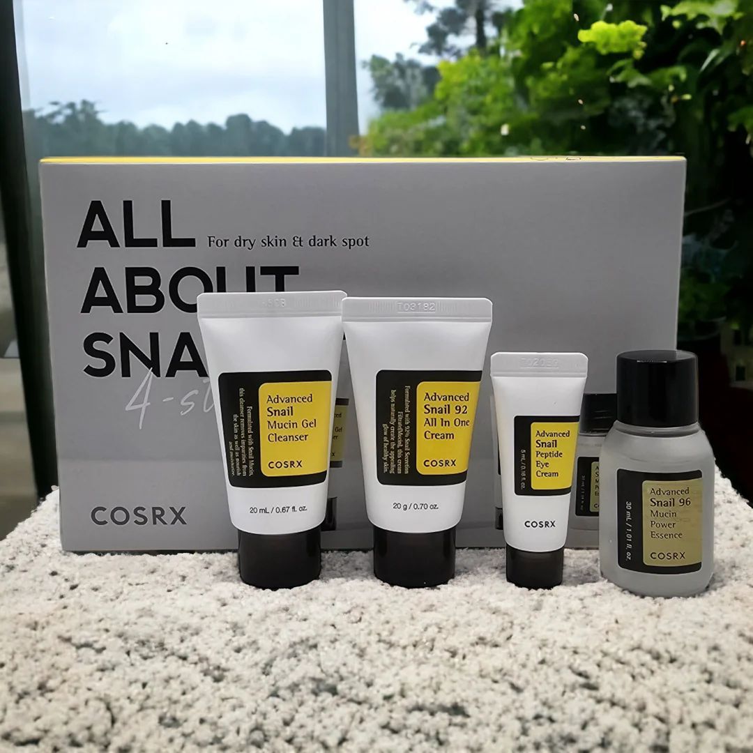 COSRX All About Snail 4-Step Skincare Set