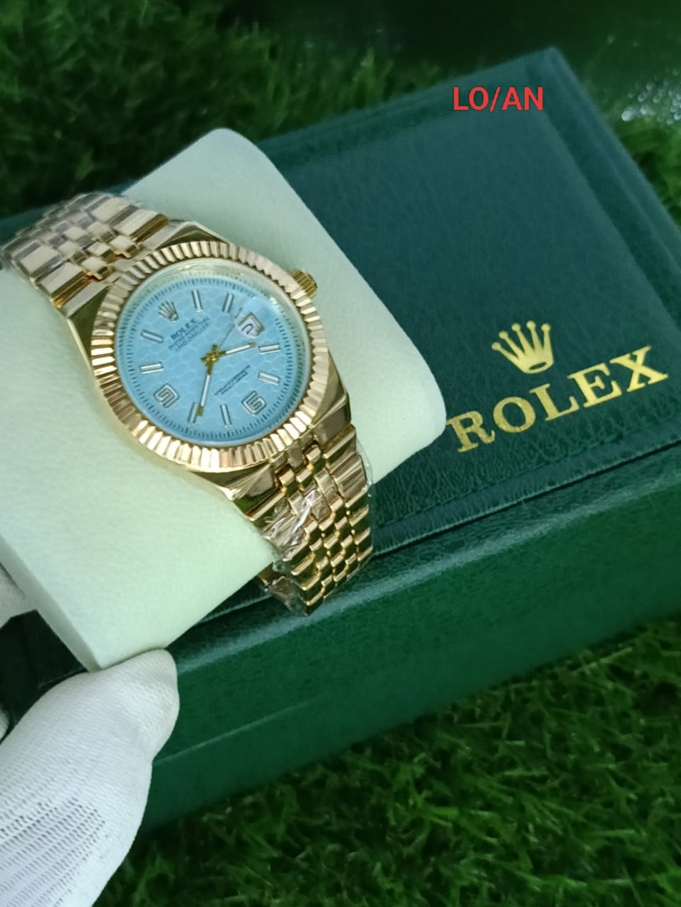 Rolex Gold-Plated Luxury Wristwatch